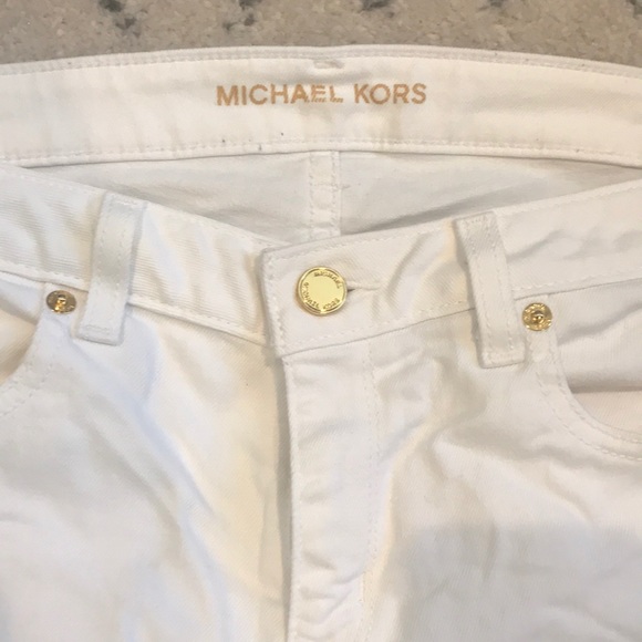 Michael Kors White Jeans RN 111818 CA 45885 - Picture 3 of 8